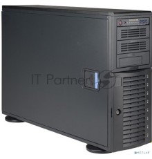 Платформа Supermicro 740A-T,  4U Tower, no CPU(2)Scalable/TDP 270W/ no DIMM(16)/SATARAID HDD(8)SFF/3x5,25/2x1GbE/6xFHHL,M2/1200W