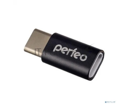 Контроллер Perfeo adapter micro USB на Type-C c OTG (PF-VI-O005 Black) чёрный [PF_A4268]