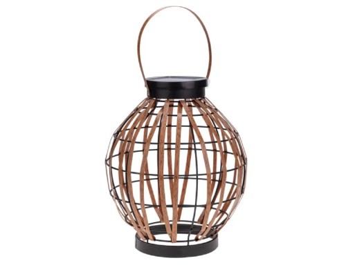 [фонари] Rexant 602-2411 Светильник садовый Бамбук, 29см, 3000К, встроенный аккумулятор, солнечная панель, коллекция Бали 