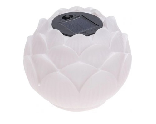 [фонари] Rexant 602-2431 Светильник садовый Лотос, 3000К, 15см, встроенный аккумулятор, солнечная панель, коллекция Пекин 