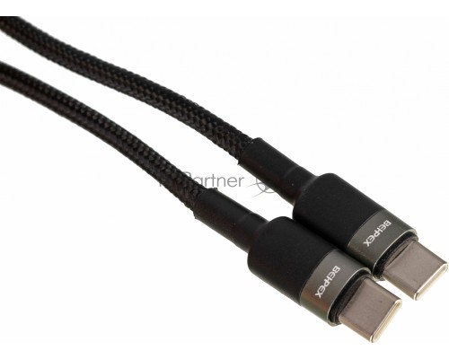 Кабель Power Delivery 60W USB Type-C (m)-USB Type-C (m) 2м черный