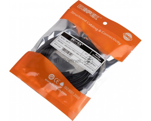 Кабель USB (m)-USB Type-C (m) 3м черный
