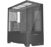 Powercase Vision Black V2, Tempered Glass, чёрный, ATX  (CVBAV2-L0)
