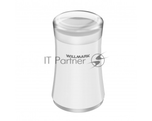 Кофемолка Willmark WCG-274 (200Вт, 100г., прозрачная крышка, ротационный нож) белый