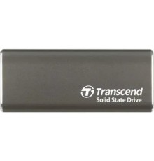 Transcend Portable SSD 500GB External SSD ESD265C, Type-C, USB 3.2 Gen2, R/W 1050/950MB/s, 81x33x7mm, два кабеля в комплекте (5 лет)
