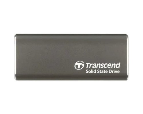 [носитель информации] Transcend Portable SSD 500GB External SSD ESD265C, Type-C, USB 3.2 Gen2, R/W 1050/950MB/s, 81x33x7mm, два кабеля в комплекте (5 лет)