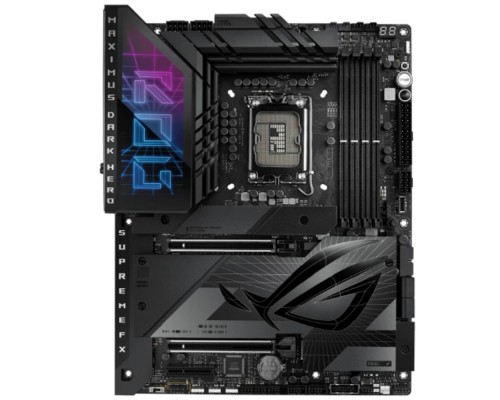 [Материнская плата] ASUS ROG MAXIMUS Z790 DARK HERO (Socket 1700, ATX,  4xDDR5(192GB), HDMI, 2xPCIe 5.0x16/1xPCIe 4.0x4, 1xLAN (2.5GbE), Wi-Fi, BT, 4xSATA 6Gb/s, 5xM.2, 2xThunderbolt 4, 1xType-C, 9xUSB 3.2, 2xPS)