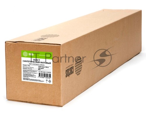 Холст Cactus CS-MC260-152430 A0+ 1524мм-30м/260г/м2/белый матовое синтетика для струйной печати втулка:50.8мм (2