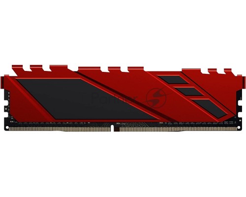 Оперативная память Netac  16Gb DDR4 2666Mhz DIMM PC21300, Shadow NTSDD4P26SP-16R   C19 Red, с радиатором