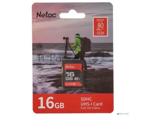Флеш карта SDHC 16GB Netac P600 <NT02P600STN-016G-R>