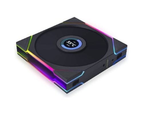 [Вентилятор] Вентилятор для корпуса Lian Li UNI FAN TL LCD 120, ARGB, PWM, 3x120mm, 1900RPM, 3pcs, with Controller, 28mm thickness, Black 12TLLCD3B