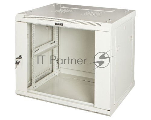 Шкаф настенный серии Pro, 6U 600x600, стеклянная дверь