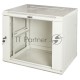 Шкаф настенный серии Pro, 6U 600x600, стеклянная дверь