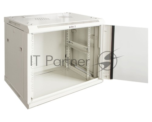 Шкаф настенный серии Pro, 6U 600x600, стеклянная дверь