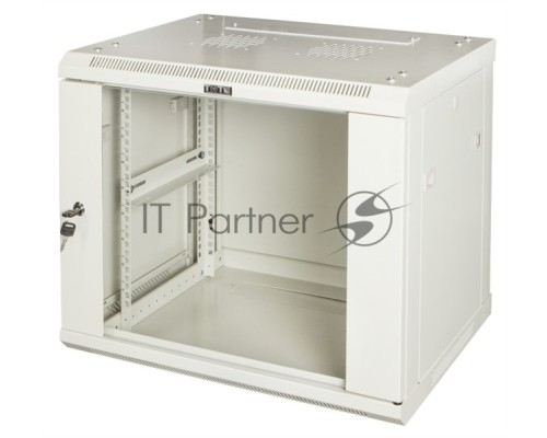 Шкаф настенный серии Pro, 6U 600x800, стеклянная дверь