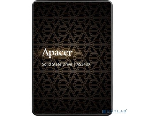 Накопитель SSD Apacer 960Gb Panther AS340X, [AP960GAS340XC-1], 960 ГБ, 2.5