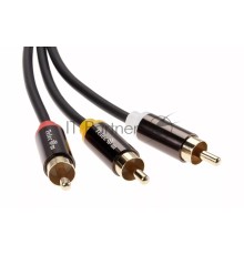 Кабель соединит 3xRCA (M) - 3xRCA (M), 1.5m TelecomPRO<TAV7150M-1.5M>