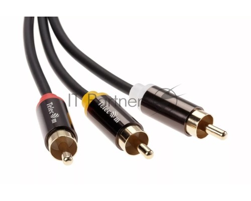 Кабель соединит 3xRCA (M) - 3xRCA (M), 1.5m TelecomPRO<TAV7150M-1.5M>