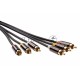 Кабель соединит 3xRCA (M) - 3xRCA (M), 1.5m TelecomPRO<TAV7150M-1.5M>