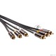 Кабель соединит 3xRCA (M) - 3xRCA (M), 1.5m TelecomPRO<TAV7150M-1.5M>