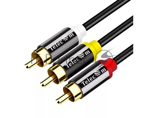 Кабель соединит 3xRCA (M) - 3xRCA (M), 1.5m TelecomPRO<TAV7150M-1.5M>