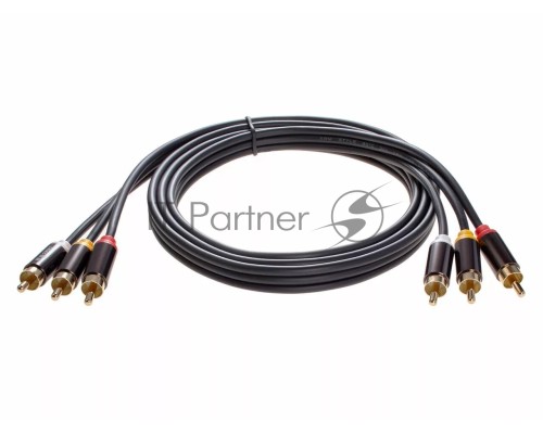 Кабель соединит 3xRCA (M) - 3xRCA (M), 1.5m TelecomPRO<TAV7150M-1.5M>