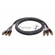 Кабель соединит 3xRCA (M) - 3xRCA (M), 1.5m TelecomPRO<TAV7150M-1.5M>