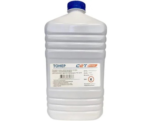 [Запасные части для принтеров и копиров] Тонер CET CE28-K,  для KONICA MINOLTA Bizhub C258/308/368/227i/257i,  черный, 500грамм, бутылка