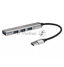 Переходник USB 3.0 -->USB3.0+3 USB2.0, Aluminum Shell, 0.2м Telecom <TA308U>