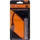 Переходник USB 3.0 -->USB3.0+3 USB2.0, Aluminum Shell, 0.2м Telecom <TA308U>