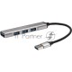 Переходник USB 3.0 -->USB3.0+3 USB2.0, Aluminum Shell, 0.2м Telecom <TA308U>