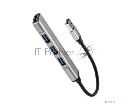Переходник USB 3.0 -->USB3.0+3 USB2.0, Aluminum Shell, 0.2м Telecom <TA308U>