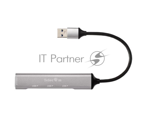 Переходник USB 3.0 -->USB3.0+3 USB2.0, Aluminum Shell, 0.2м Telecom <TA308U>