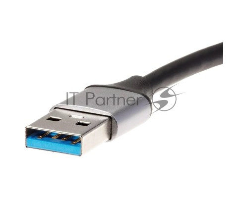 Переходник USB 3.0 -->USB3.0+3 USB2.0, Aluminum Shell, 0.2м Telecom <TA308U>