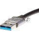 Переходник USB 3.0 -->USB3.0+3 USB2.0, Aluminum Shell, 0.2м Telecom <TA308U>