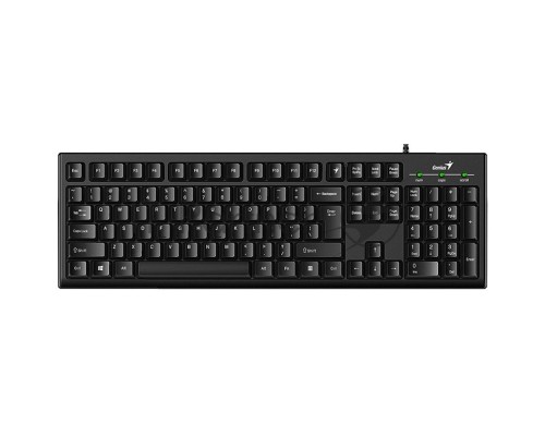 Клавиатура Wired multimedia keyboard Genius SmartKB-100, USB, 104 buttons +  SmartGenius button, 12 programable keys , App support, classic form , cable 1.5 m. , black color
