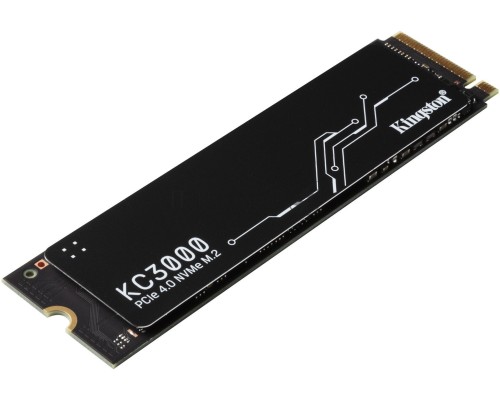 Накопитель SSD Kingston 512Gb M.2 KC3000 <SKC3000S/512G> (PCI-E 4.0 x4, up to 7000/3900Mbs, 3D TLC, NVMe, 400TBW, Phison E18, 22х80mm, LP heatsink)