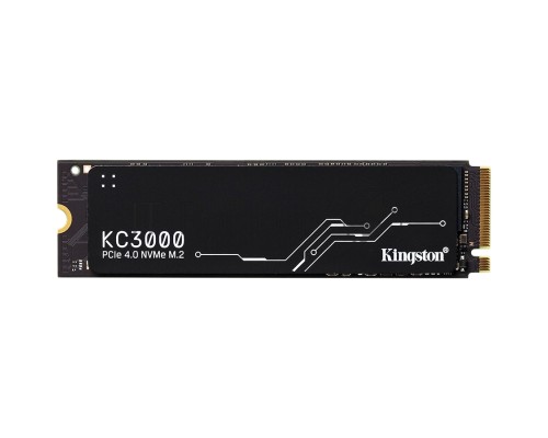 Накопитель SSD Kingston 512Gb M.2 KC3000 <SKC3000S/512G> (PCI-E 4.0 x4, up to 7000/3900Mbs, 3D TLC, NVMe, 400TBW, Phison E18, 22х80mm, LP heatsink)