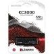 Накопитель SSD Kingston 512Gb M.2 KC3000 <SKC3000S/512G> (PCI-E 4.0 x4, up to 7000/3900Mbs, 3D TLC, NVMe, 400TBW, Phison E18, 22х80mm, LP heatsink)