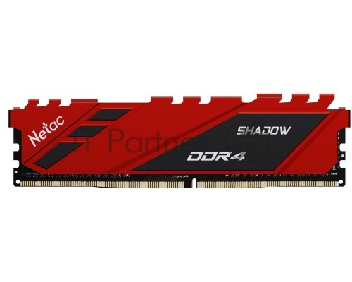 Оперативная память Netac 8GB DDR4 3600MHz Shadow CL18 1.35V / NTSDD4P36SP-08R / Rad / with radiator