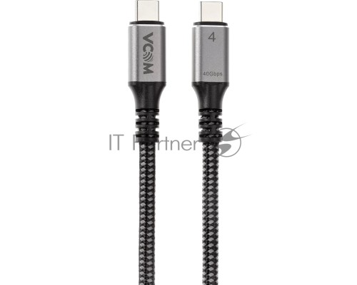 Кабель Thuderbolt4/ USB4 Type C, 5K@60Hz, 40GBps, PD 100W, 5A, VCOM, 1.2м <CU540M-1.2M>