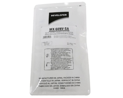 [Запасные части для принтеров и копиров] Девелопер MX-60NVSA для SHARP MX-3050N/4050N/5070N/C3081R/C5081D (CET) CMY, 600г, 400000 стр., CET171010