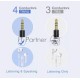 Кабель удлинит 3.5 Jack (M) - 3.5 Jack (F), 1.5м Telecom PRO <TAV7179M-1.5M>