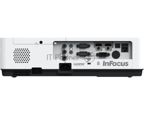 Проектор INFOCUS [IN1036] 3LCD, 5000 lm, WXGA, 1.371.65:1, 50000:1, (Full 3D), 16W, 2хHDMI 1.4b, VGA in, CompositeIN, 3,5 audio IN, RCAx2 IN, USB-A, VGA out, 3,5 audio OUT, RS232, Mini USB B serv, RJ45, 3,3 кг