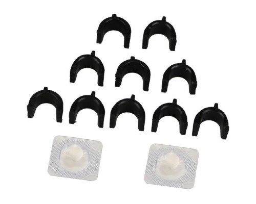 [Запасные части для принтеров и копиров] Комплект бушингов Cet CET2490R для HP LJ Enterprise 600 M601/M602/M630 резинового вала (упак.:2шт)