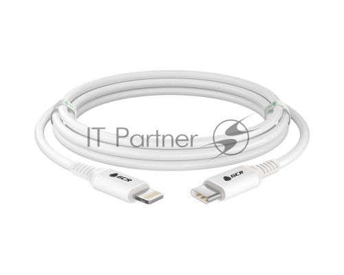 Кабель GCR PREMIUM 1.5m TypeC/Lightning MFI POWER DELIVERY 18 W, быстрая зарядка, белый силикон, AL case белый, белый ПВХ, GCR-53531 Кабель GCR PREMIUM 1.5m TypeC/Lightning MFI POWER DELIVERY 18 W, быстрая зарядка, белый силикон, AL case белый, белый ПВХ, GCR-53531