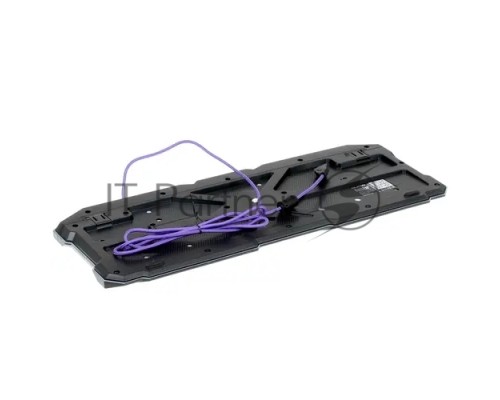 Игровая клавиатура Qumo Fallen 2 K56, проводная, 104 + 10 клавиш мультимедиа, встроенные подсветки общая + кнопок 3 цвета
