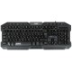 Игровая клавиатура Qumo Fallen 2 K56, проводная, 104 + 10 клавиш мультимедиа, встроенные подсветки общая + кнопок 3 цвета