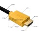 Кабель GCR 2.0m HDMI версия 2.0, HDR 4:2:2, Ultra HD, 4K 60 fps 60Hz/5K*30Hz, 3D, AUDIO, 18.0 Гбит/с, 28/28 AWG, OD7.3mm, тройной экран, черный, желтые коннекторы, GCR-HM441-2.0m GCR Кабель 2.0m HDMI версия 2.0, HDR 4:2:2, Ultra HD, 4K 60 fps 60Hz/5K*30H