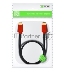 Кабель GCR 2.0m HDMI версия 2.0, HDR 4:2:2, Ultra HD, 4K 60 fps 60Hz/5K*30Hz, 3D, AUDIO, 18.0 Гбит/с, 28/28 AWG, OD7.3mm, тройной экран, черный, красные коннекторы, GCR-HM451-2.0m GCR Кабель 2.0m HDMI версия 2.0, HDR 4:2:2, Ultra HD, 4K 60 fps 60Hz/5K*30